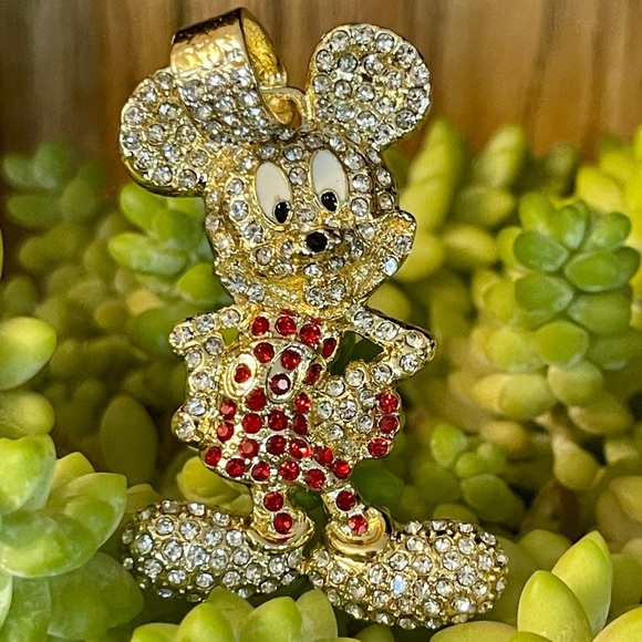 14K Gold Plated Minnie Pendant - Picture 2 of 14